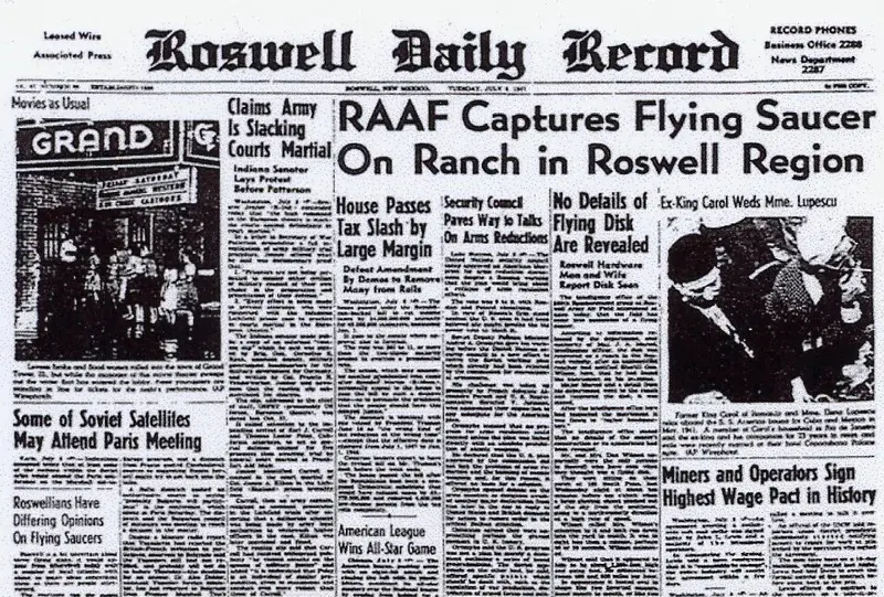 UFO墜落現場と謎めいた証言者たち 「古代の宇宙人：ロズウェル事件の