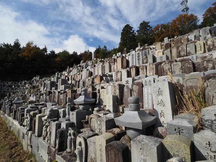 無数の墓石がずらりと並ぶ「墓の墓場」を訪問！ コンクリ観音像