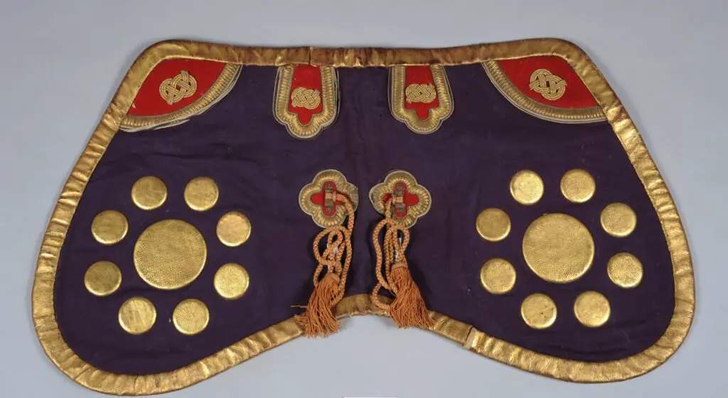 九曜紋　陣羽織　年代物 九曜紋 陣羽織 年代物