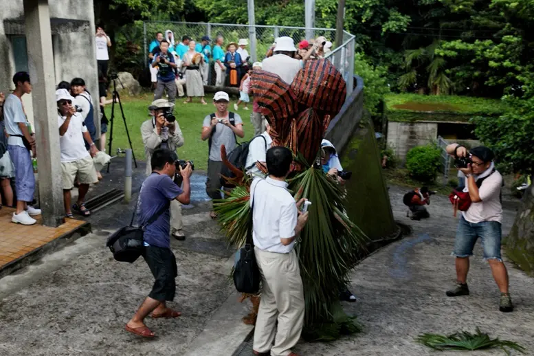 トカラ列島・悪石島の仮面神ボゼと遭遇！ パプアニューギニアの精霊に