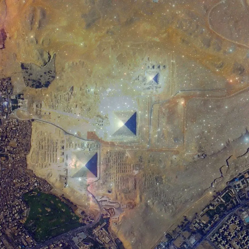 ギザの大ピラミッドの配置は、天空の星々を映したものだった