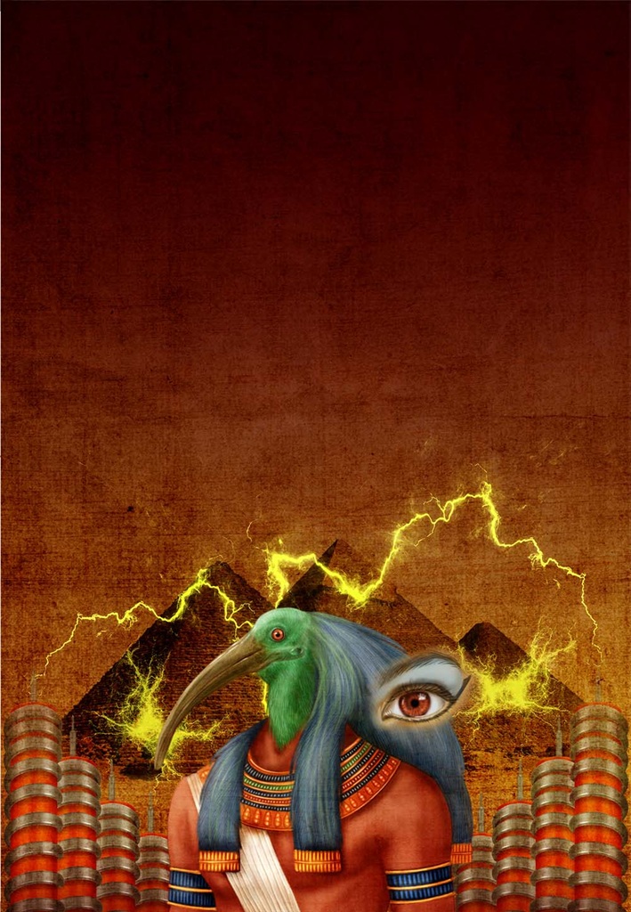 超古代「三大ピラミッド地下構造物群」の謎　ムー2026年02月号のカバーアート／zalartworks