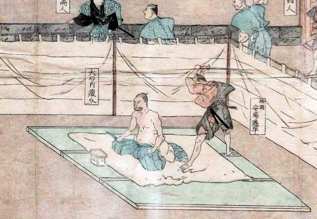 掛軸 遊び図 大石内蔵助 桜 人物 木箱 3-26 ph.5-1024x708.jpg.webp